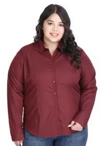 Blue Ronin Women Spread Collar Long Sleeves Formal Shirt