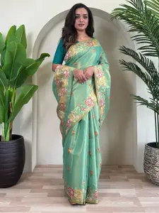 Anouk Floral Woven Design Saree