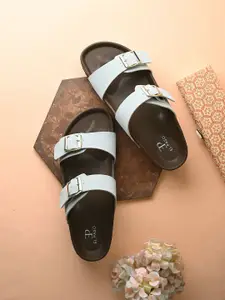 El Paso Women One Toe Flats with Buckles