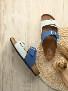 El Paso Women One Toe Flats with Buckles