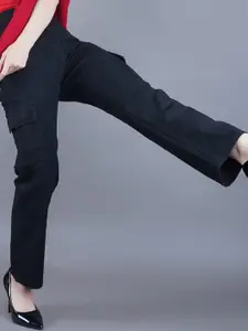 Metronaut Women Classic Mid-Rise Mildly Distressed Jeans