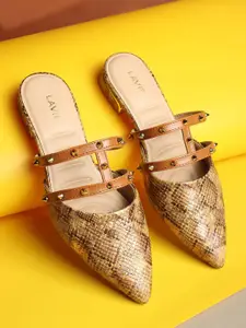 Lavie Women Printed Mules Flats