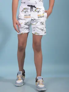 Crimsoune Club Boys Printed Slim Fit Shorts