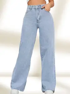 Metronaut Women Classic Mid-Rise Highly Distressed Jeans