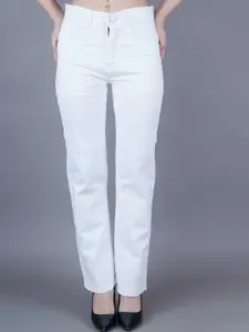 Metronaut Women Classic Regular Fit Mid-Rise Cotton Jeans