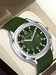 GIORDANO Men Textured Dial & Straps Analogue Watch GZ-50118-04