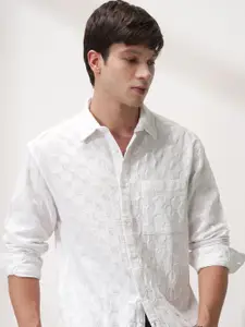 HIGHLANDER Men Comfort Opaque Casual Shirt