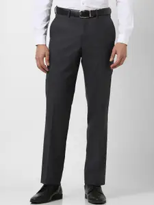 Van Heusen Men Regular Fit Mid Rise Formal Trousers