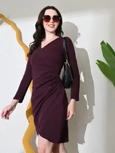 IUGA Women V-Neck Wrap Dress