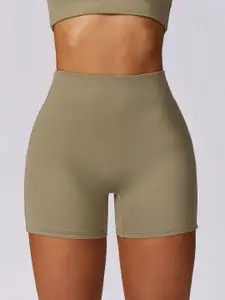 StyleCast Women Skinny Fit Mid-Rise Outdoor Sports Shorts