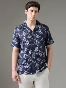 Arrow New York Men Slim Fit Floral Opaque Printed Formal Shirt