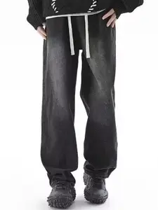 StyleCast x Revolte Men Relaxed Fit Mid-Rise Light Fade Jeans