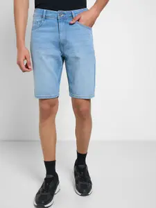 SF JEANS by Pantaloons Men Cotton Mid-Rise Denim Shorts