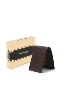 Provogue Men Textured Two Fold Wallet