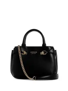 GUESS PU Bucket Satchel with Tasselled