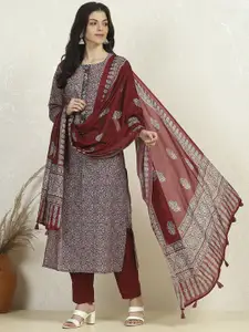 Biba Pure Cotton Unstitched Dress Material