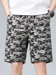 StyleCast x Revolte Men Camouflage Printed Cotton Regular Shorts