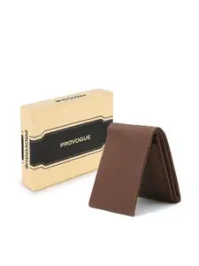 Provogue Men Textured Two Fold Wallet