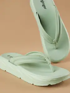 Ginger by Lifestyle Women Rubber Thong Flip-Flops