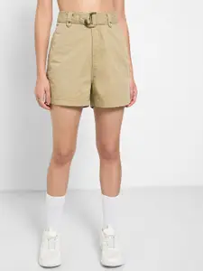 Honey by Pantaloons Women High-Rise Regular Fit Cotton Shorts