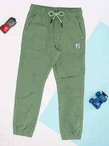 Pantaloons Junior Boys Pure Cotton Mid-Rise Joggers