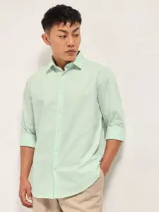 THE BEAR HOUSE Men Tailored Fit Opaque Checked Formal Shirt