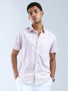 Flying Machine Men Slim Fit Floral Printed Casual Shirt