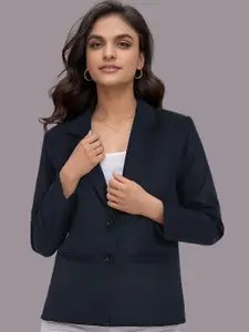 Moda Rapido Notched Lapel Single-Breasted Casual Blazer