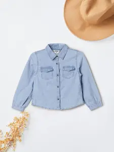 max Girls Opaque Casual Shirt