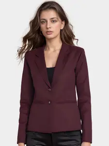 Moda Rapido Notched Lapel Collar Single-Breasted Formal Blazer