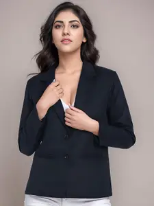 Moda Rapido Notched Lapel Single-Breasted Casual Blazer