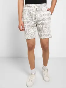 SF JEANS by Pantaloons Men Printed Cotton Shorts