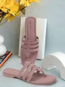 Denill Women T-Strap Flats