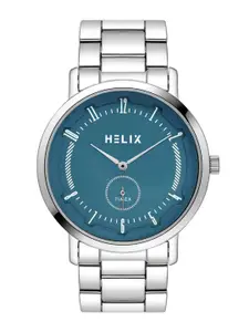 Helix By Timex Blue Round Dial Analog Men's Watch - TW053HG07