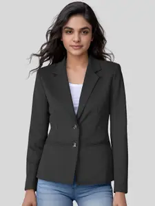 Moda Rapido Notched Lapel Single-Breasted Casual Blazer