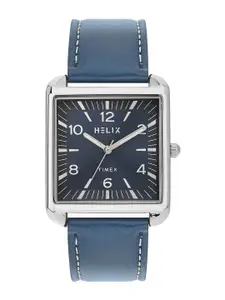 Helix By Timex Blue Rectangle Dial Analog Men's Watch - TW064HG01T
