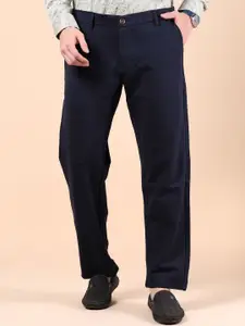 V-Mart Men Regular Fit Cotton Mid-Rise Trousers