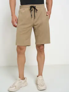 Street 808 by Pantaloons Men Solid Mid-Rise Shorts