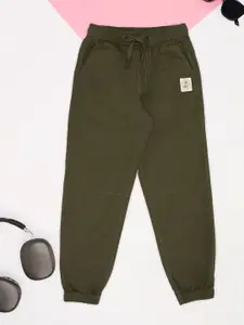 Pantaloons Junior Boys Pure Cotton Relaxed-Fit Mid-Rise Joggers