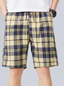 StyleCast x Revolte Men Checked Regular Fit Shorts