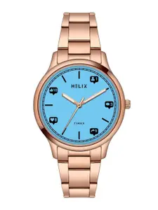 Helix By Timex Black Round Dial Analog Men's Watch - TW003HG28