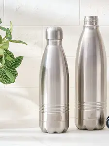 Home Centre 2 Pieces Stainless Steel Vacuum Flasks Water Bottle