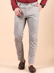 V-Mart Men Regular Fit Mid-Rise Cotton Formal Trousers