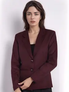 Moda Rapido Notched Lapel Collar Single-Breasted Formal Blazer