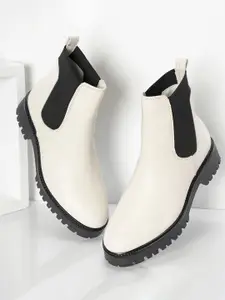 Red Tape Women Leather Chelsea Boots