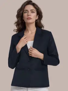 Moda Rapido Notched Lapel Single-Breasted Casual Blazer