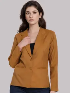 Moda Rapido Notched Lapel Collar Single-Breasted Formal Blazer