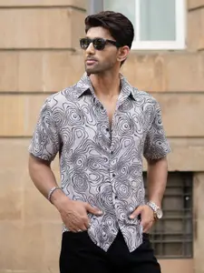 Powerlook Men Opaque Printed Casual Shirt