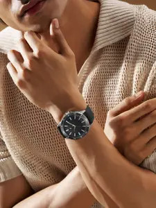 Fastrack Men Dial & Leather Wrap Around Straps Analogue Watch 38160SL03