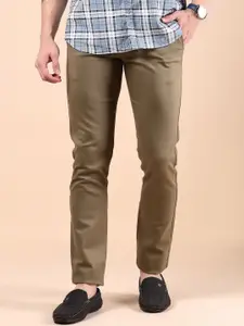 V-Mart Men Regular Fit Mid-Rise Flat-Front Trouser